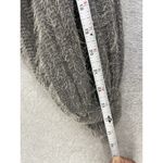 ZARA Women's Sweater Furry Solid Gray Size Small Ribbed Long Sleeve Round Neck Photo 4