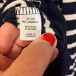 Zenana Outfitters Navy & White Striped Cardigan - Size 1X Photo 5