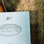 Talbots NEW Vintage Tan Plaid Wool Jacket Leather Trim Quiet Luxury Old Money Lg Photo 8