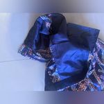 J. Crew Collection 100% Silk Dress Pants Coral Navy Floral Abstract Print Sz 2 Blue Photo 14