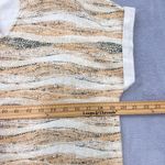 KAVU Hooded Dress Cap Sleeves Beach Cover Up Casual Comfy Small Beige/White Photo 9