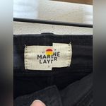 Marine layer  Bridget Twill Flare Pants Black Size 2 Style 16304‎ Photo 3