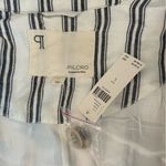 Anthropologie NWT Pilcro Striped Linen Blazer Jacket Size L Oversized Dolman Photo 5