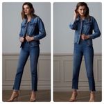 Sam Edelman Mary Jane Fringe Hem Contrast Jean Size 25 Photo 1