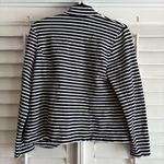 Tommy Hilfiger ‎ Navy And White Stripe Cardigan Size Medium Photo 1