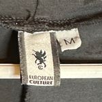 European Culture Black Long Sleeve Gray/Black Top. Cowl Neck Size undefined Photo 9