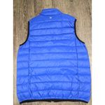 Fabletics  Elliot Puffer Vest Sleeveless Jacket Royal Blue Black Size Large Photo 3