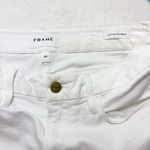 frame denim  Le Crop Mini Boot Women's Flare White Jeans Size 28,  Style# LCMB790 Photo 8