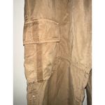 J Jill Wide Leg Crop Cargo Pants Size 14‎ NWT Tan Photo 3