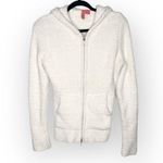 new Charlotte Tarantola π Fluffy Zipper Hoodie π Faux Sherpa π Winter White Size L Photo 0
