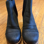 Sorel Boots Womens Size 7 Black Joan Of Arctic Wedge II Chelsea Waterproof Photo 0