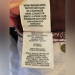 Free People Women’s Burgundy Corduroy Velvet Skinny Straight Leg Pants Size 28 Photo 10