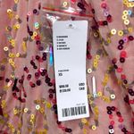 Urban Outfitters NEW  Sequin Pipa Mini Dress‎ Pink V Neck Sleeveless Party XSmall Photo 8