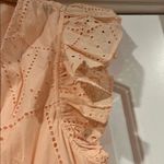 Cleobella  Peach eyelet Mini Dress medium‎ Photo 7