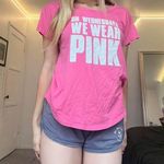 Mean Girls y2k  “on wednesdays we wear pink” hot pink tshirt Photo 3