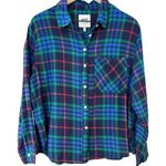 Aerie Women’s New  American Eagle blue plaid shirt Photo 0