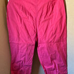 White Stag  Women's Bright jeggings style Pink Capris large Photo 0