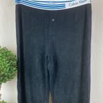 Calvin Klein CK Black Terry Cloth Athleisure Lounge Pants NEW M Photo 6