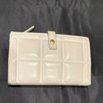 Bottega Veneta White Calfskin Padded French Wallet Photo 15