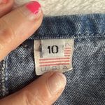 90s Y2K 2000s Size 10 Denim Midi Wrap Skirt Women’s Grunge Streetwear Whimsy USA Blue Photo 6