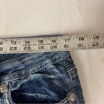 Miss Me  size 31 mid rise easy boot jeans embroidered cowgirl western rodeo blue Photo 12