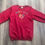 Farm Rio  Red Heart Graphic Sweatshirt Dress Warm Welcome Photo 4