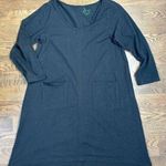Kate Quinn organic cotton midi long sleeve dress with pockets medium GUC Photo 0