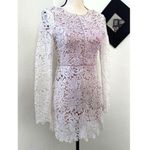 B Sharp NWOT Lavender Ombre Lace Romper Mini Dress w/ Shorts Womens S Party/Cocktail Photo 2