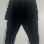 Lands' End  Black Leggings Skirt Workout Athleisure Sport Running Swim READ Photo 0