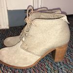 Toms Suede Tan Booties Photo 0