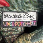 Vintage Size M Tapestry Floral Crop Blanket Jacket Well Worn Art Vintage Boxy Size M Photo 2