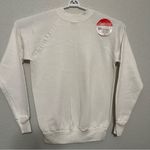 NWT Elegant Cream Vtg Crewneck Sweater Made in USA 80s Photo 0