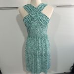 Kaileigh Size M Green Floral Tasha Knit Dress Casual Stretch Beach Coastal Comfy Photo 3