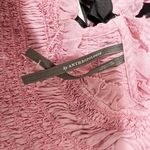 Anthropologie NEW Cotton Smocked Stretch Sleeveless Tie Back Ruffle Lace Blouse Photo 1