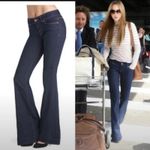 J Brand Love Story Dark Wash Flare Bell Bottom Jeans 28 Vintage Y2K Retro Denim Photo 2