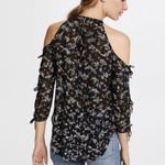 Veronica Beard Flynn Silk Bow Blouse, Black Multi, 2 (US) Photo 4