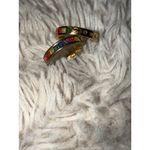 Multi‎ Gemstone Dangle Huggies Earring 925 Sterling Silver Lab Created Jewelry Photo 1