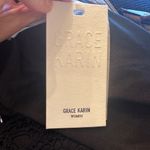 Grace Karin Cocktail Black Fit & Flare Lace and Mesh Sleeveless   Dress NWT Medium Photo 12