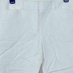 Apt. 9  Solid White Bermuda Shorts Women’s Size 8 | Classic Chino Flat Front Photo 5