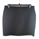 Daisy Fuentes Black Textured Stretch Pencil Skirt Size L Photo 0