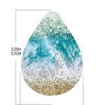 Ocean Teardrop Earrings Blue Photo 1