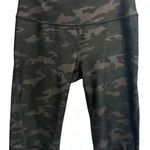 NWOT TAPOUT BLACK GRAY CAMOUFLAGE BIKER SHORT LEGGINGS Size M Photo 0
