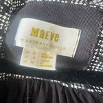 Anthropologie MAEVE for  Myka Black Print Wide Leg Jumpsuit with Tie Size 8 Photo 9