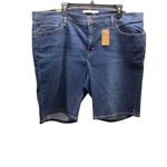 Levi's  Size 22W Women’s Plus Shaping Mid Rise Shaping Bermuda Shorts. New Photo 1
