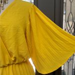 Chicme Bright Yellow Pleated Flowy Romper Size Large Photo 5