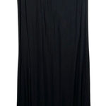 American Eagle  Outfitters Knit Black Maxi Skirt Women‎ Small Lined Raw Edge Photo 0