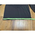 Anthropologie By  Seamless Boat Neck Boho Y2K Eyelet Long Sleeve Charcoal Size XS Photo 6