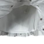 Altar'd State NWT Altar’d State Mini Skirt Womens M White Floral Embroidered Pleated Prairie Photo 1