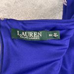 Ralph Lauren Lauren  Dress Sheath Halter Neck‎ Sleeveless Blue Purple 6 Petite Photo 6
