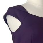 Calvin Klein  Sheath Dress Cap Sleeve Square Neck Scuba Plum Women’s Plus Size 14 Photo 8